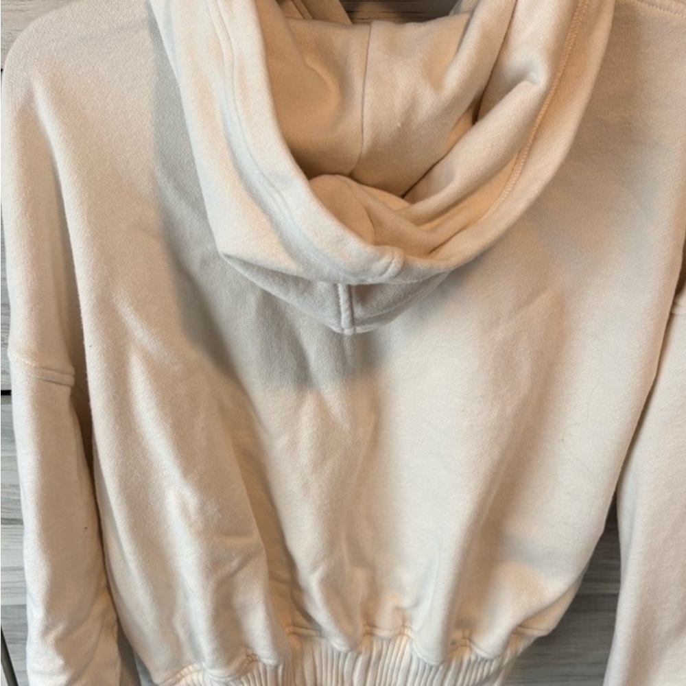 Aerie Bow Off-White Hoodie women’s size large not oversized. - Picture 10 of 12